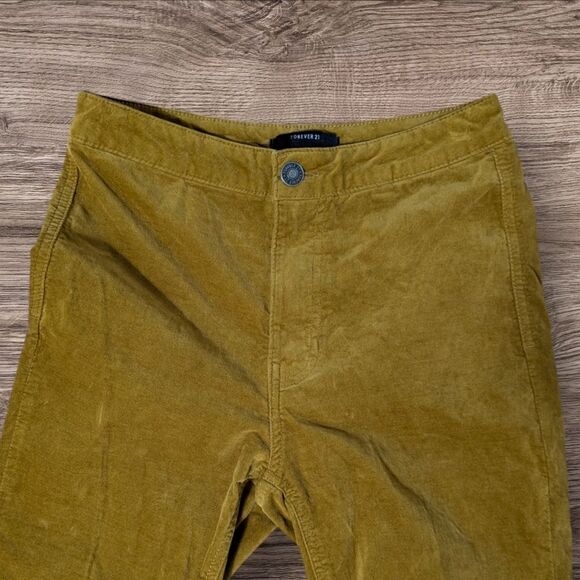 Forever 21 Brown Ultra  Flare Stretch Soft Cordurpy Velour Jeans - Picture 3 of 7